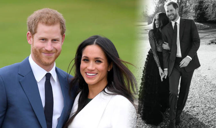 Image of the royal wedding on tv