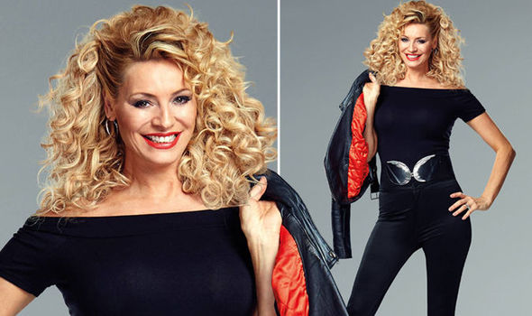 Tess Daly Channels Sexy Sandy From Grease To Launch Children