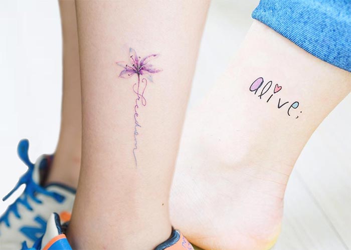 51 Cute Ankle Tattoos For Women Ankle Tattoo Ideas