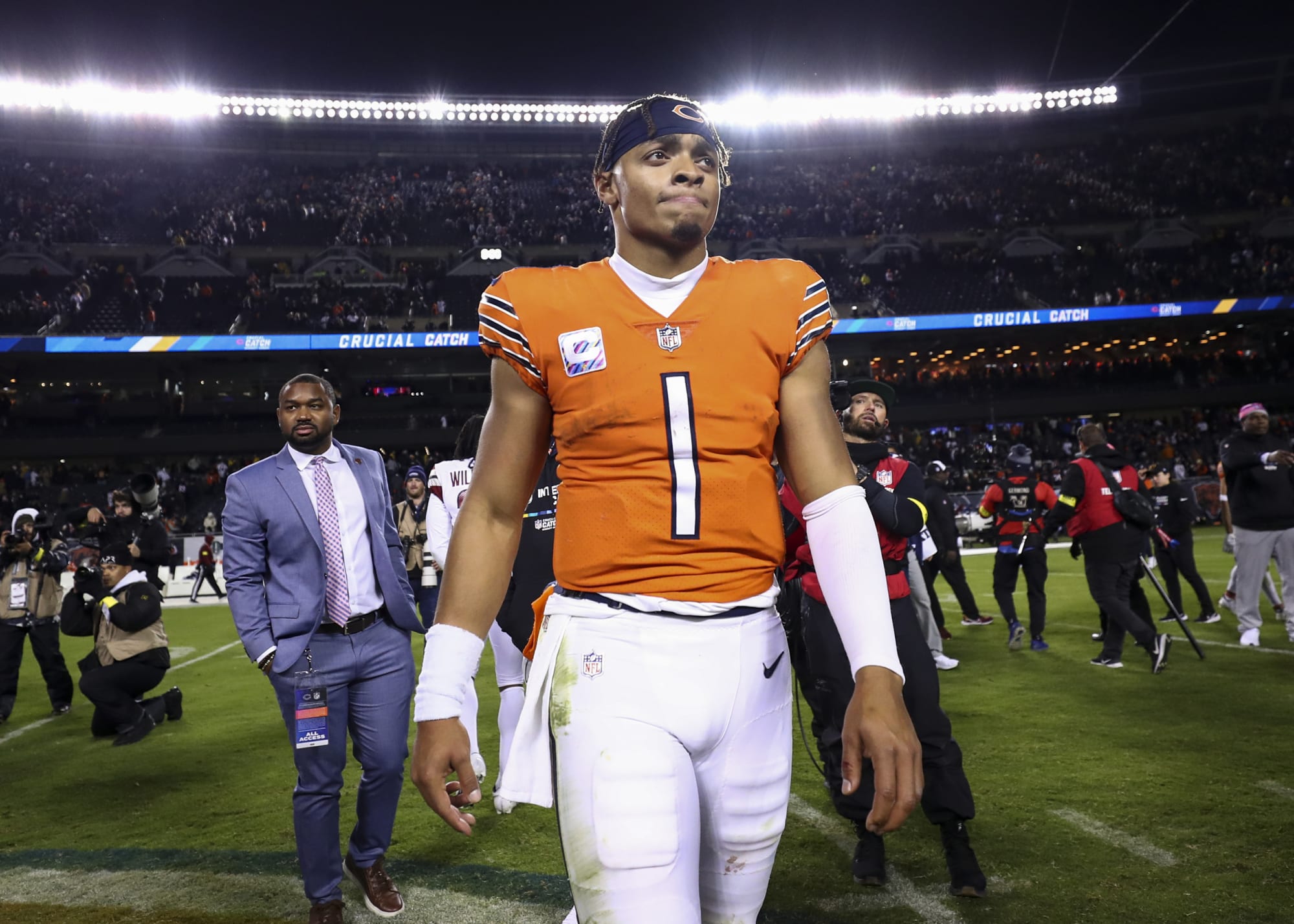 December 18, 2022: Chicago Bears quarterback #1 Justin Fields in