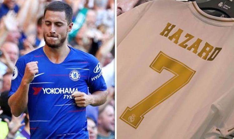 hazard jersey number for real madrid