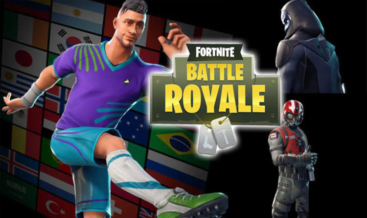 fortnite skins leaked update 4 4 reveals new world cup outfits for battle royale - skins de fortnite para mini world