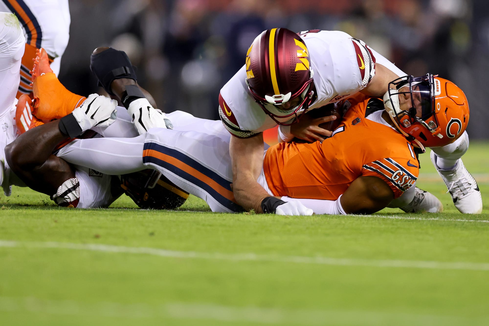 Chicago Bears look different yet same in loss to Washington