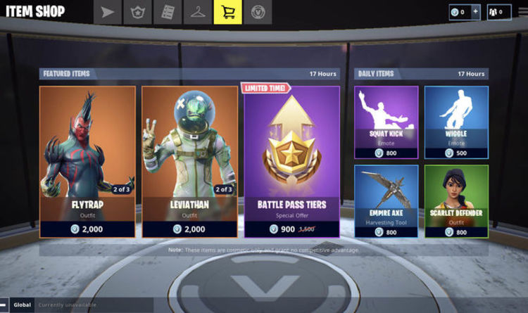 fortnite item shop update how to get leviathan and flytrap skin in item shop today - fortnite item shop march 18 2019