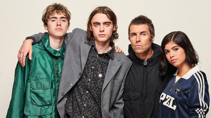 Liam Gallagher and his children