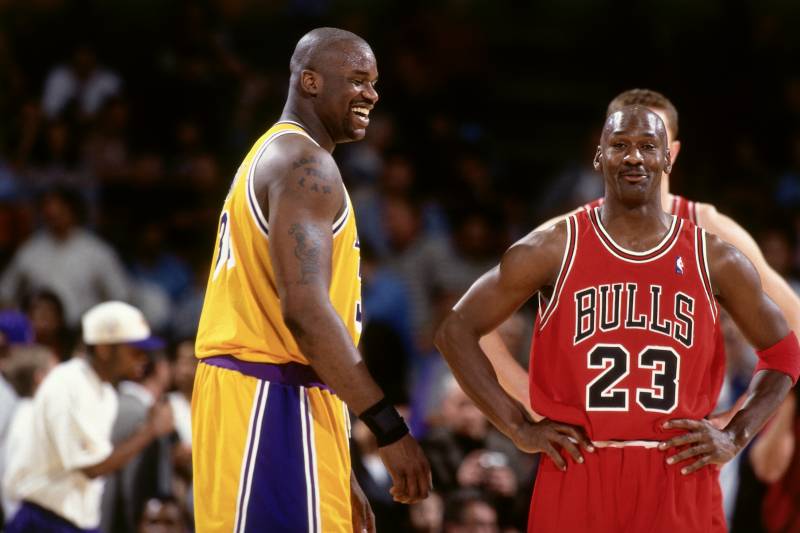 Magic Johnson Claims Shaquille O Neal Kobe Bryant Led Lakers Would Beat Michael Jordan Led Bulls Talkbasket Net