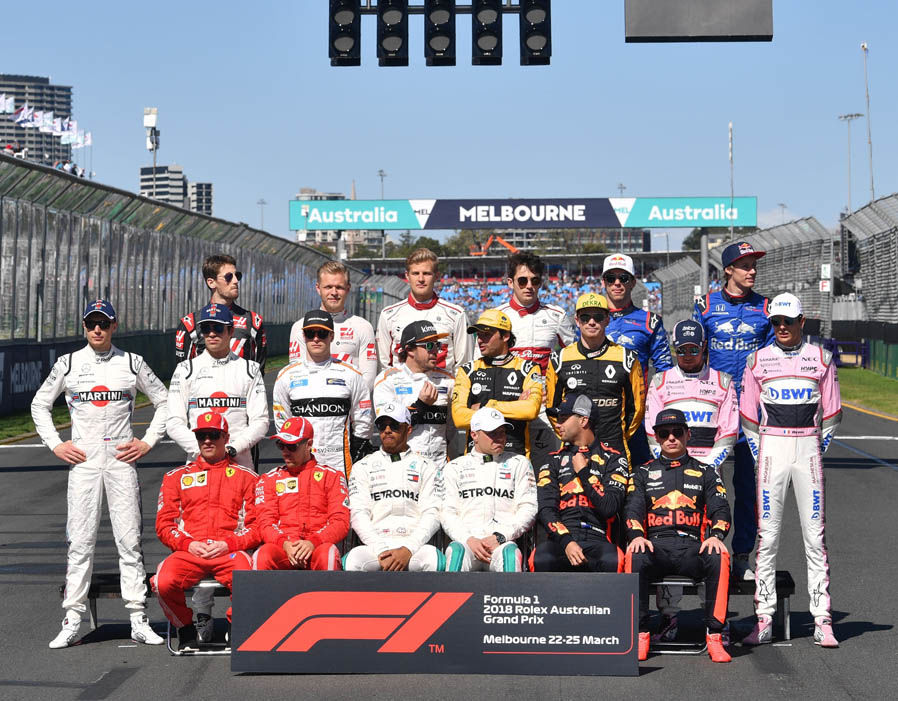 2018 formula 1 drivers