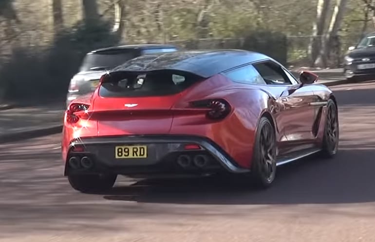 Aston Martin Vanquish Zagato Shooting Brake Shows Off In London