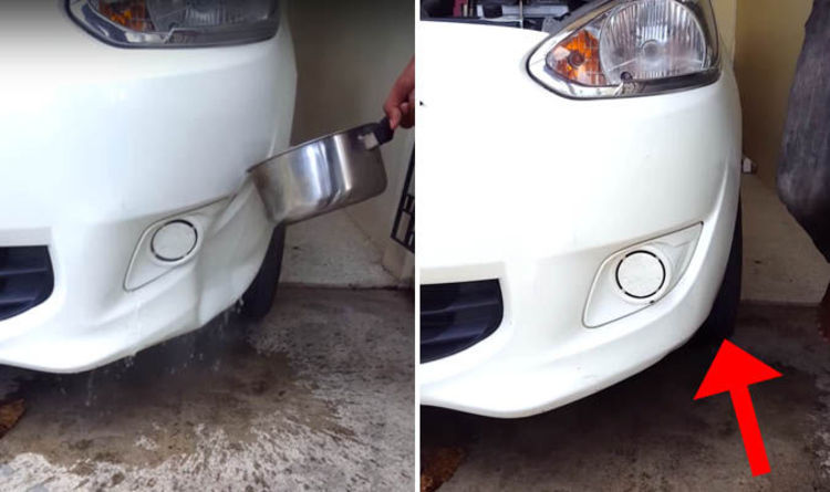 How to fix cracked bumper