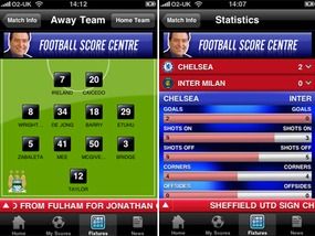 live football score