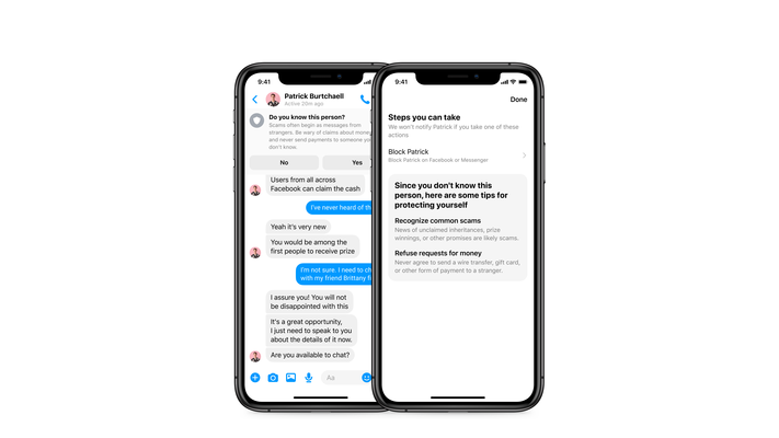 Facebook Introduces New Messenger Safeguard Aimed At Combating Scams And Fake Friends Techcrunch