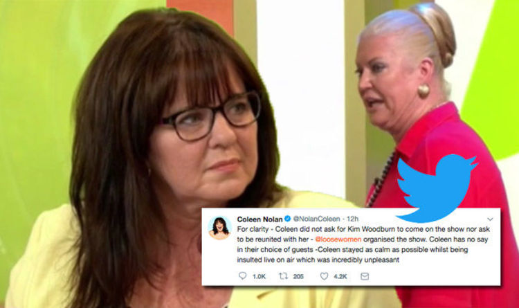 Itv Loose Women Coleen Nolan Releases Statement After Unpleasant