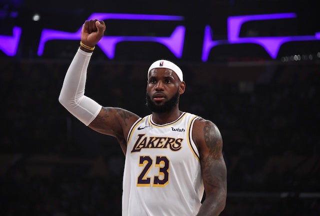 lebron lakers white