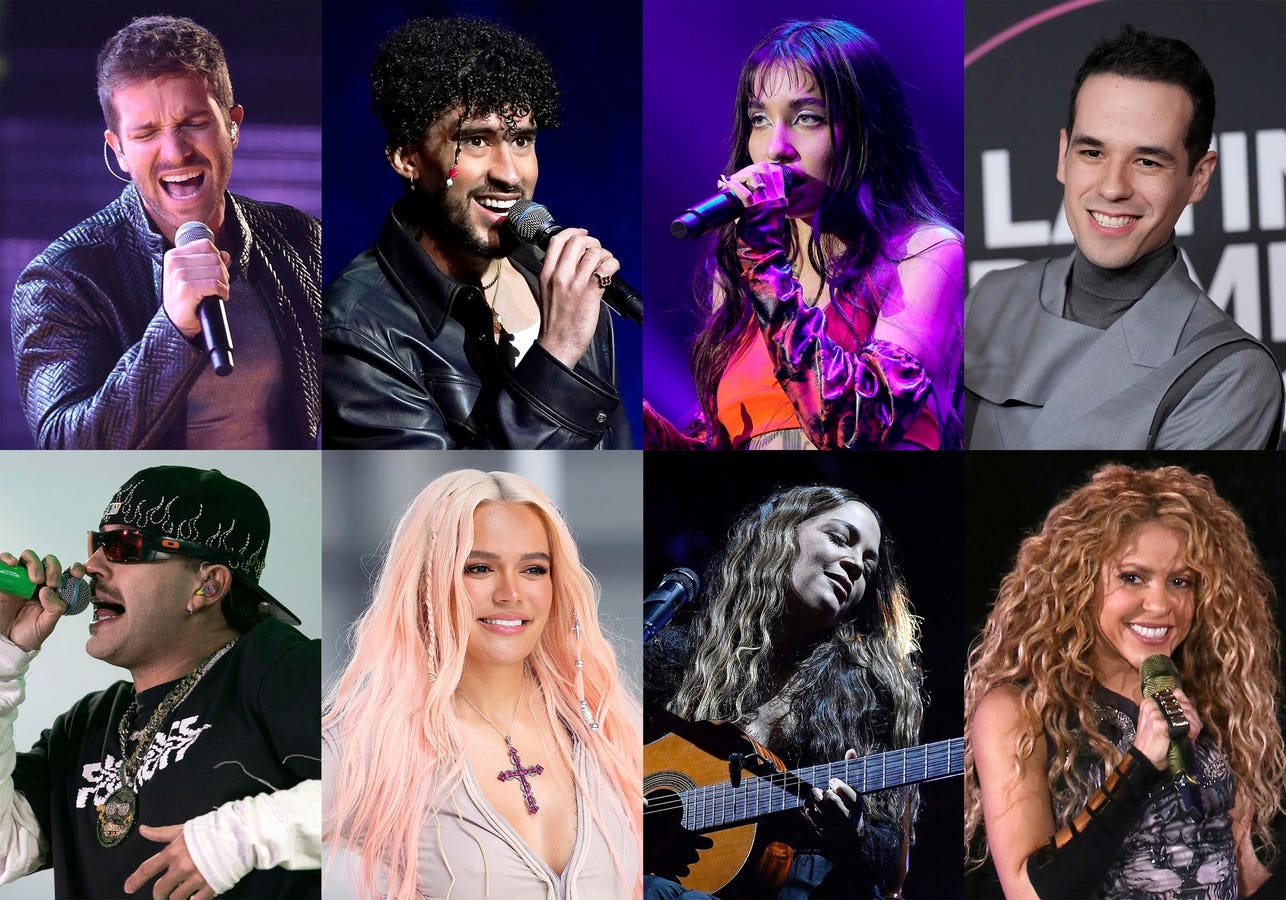 Edgar Barrera, Shakira, Karol G Among Top Latin Grammy Nominees