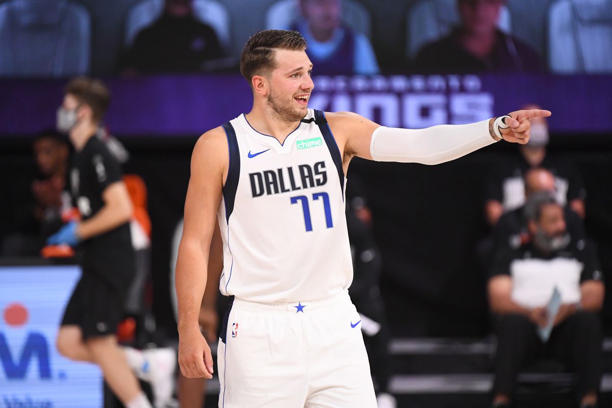 luka doncic framed jersey