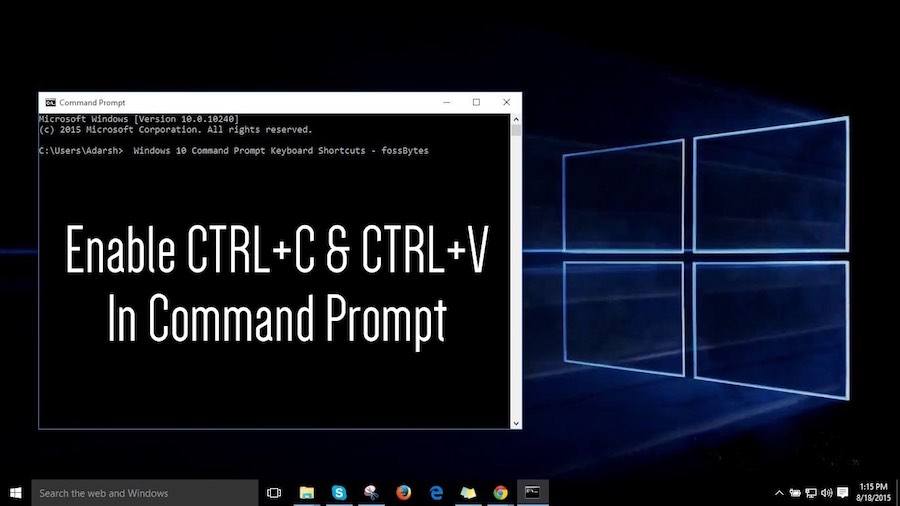 How To Enable Ctrl C Ctrl V For Copy Pasting In Windows Command Prompt - cmd hacks for roblox