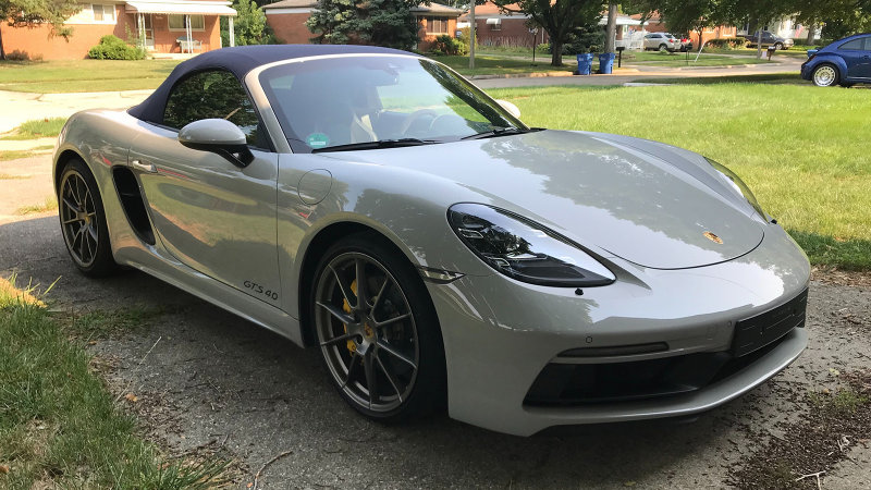 21 Porsche 718 Boxster Gts 4 0 Makes Old School Porsche Noises Autoblog