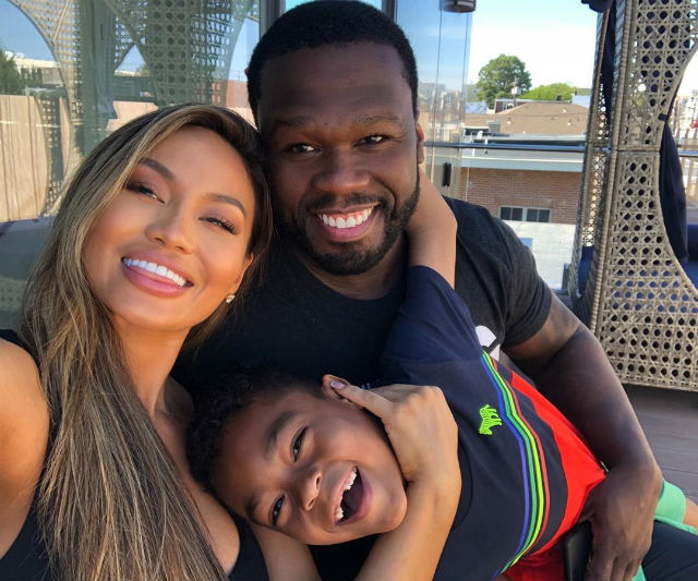 50 Cent Son And Ex Girlfriend Daphne Joy Pose In Family Photo