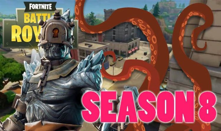 fortnite season 8 news cracken event leaked and free battle pass revealed - how to leave party in fortnite season 8