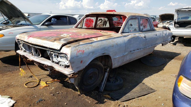 junkyard gem 1963 chevrolet bel air sedan autoblog junkyard gem 1963 chevrolet bel air