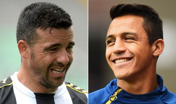 Antonio Di Natale.Antonio Di Natale Admits Alexis Sanchez Could Improve His Heading Game Football Sport Express Co Uk