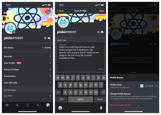 Discord Now Lets You Customize Your User Profile On Its Apps Techcrunch
