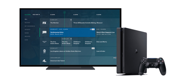 live tv hulu ps4