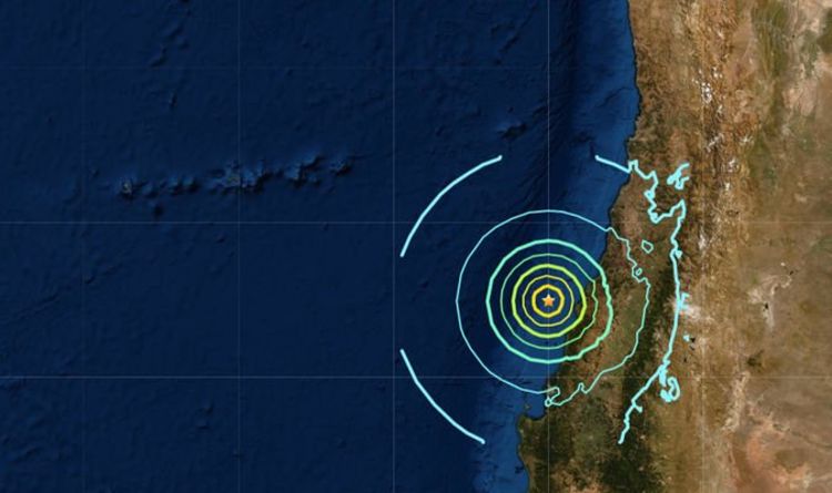 Chile earthquake: Chile hit by 6.8 magnitude quake near Santiago | World | News | Express.co.uk