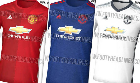 manchester united home and away jersey