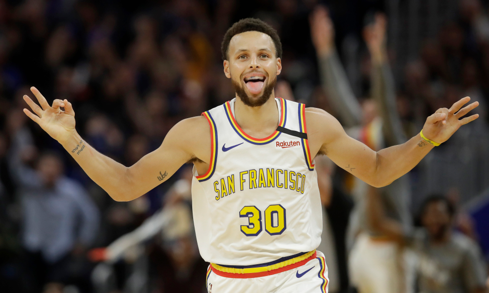 steph curry 1 2 3