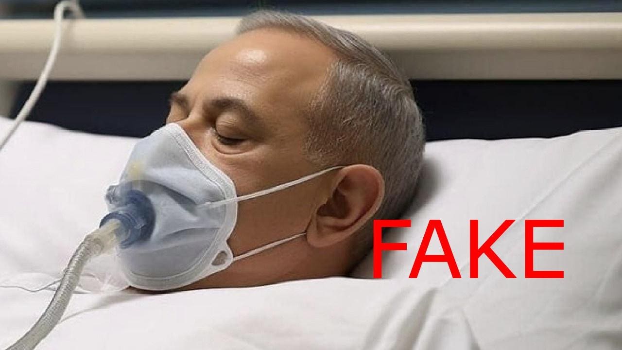 Viral Photo Of Benjamin Netanyahu Hospitalized Is Actually Fake