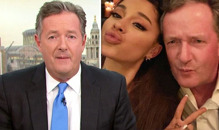 piers morgan twitter gmb host close to tears as he faces ariana grande after huge row - ariana grande today on twitter ariana hit 60 million followers on