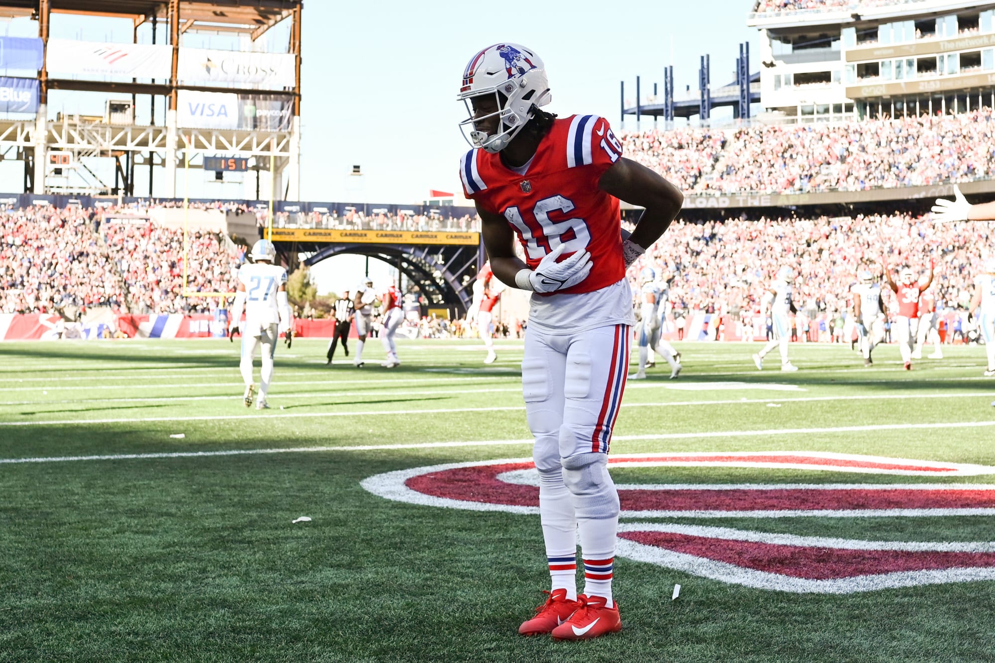 Undrafted rookie WR Jakobi Meyers is forcing his way into the Patriots'  starting lineup 