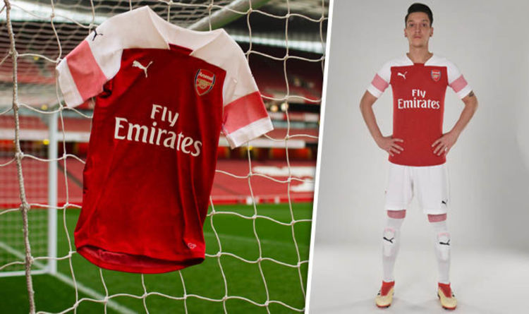Arsenal New Kit Launch Ozil And Bellerin Unveil 2018 19 Home