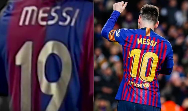 football messi jersey