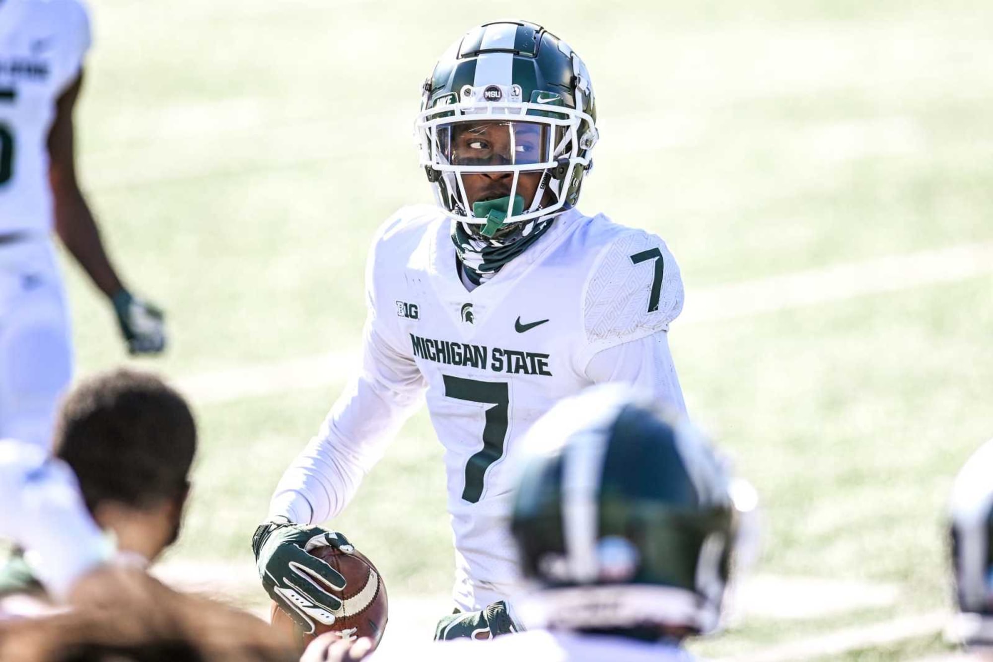 Michigan State Football Ricky White Appears To Be Back With Team