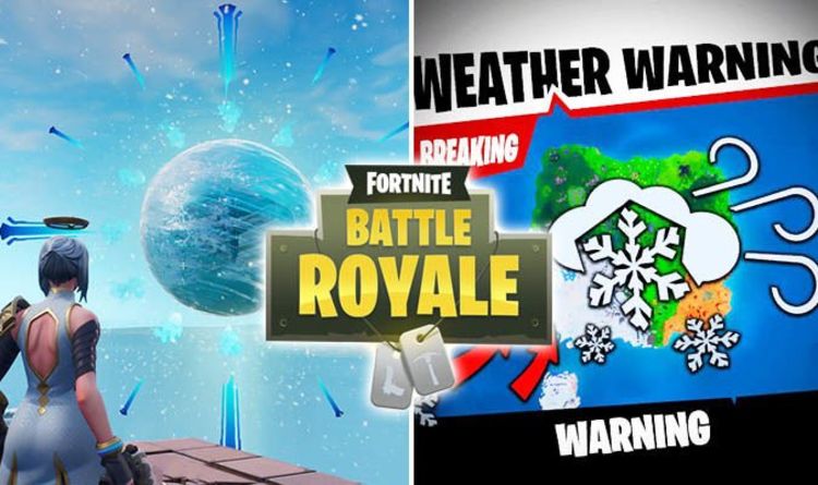 fortnite event countdown ice king covers fortnite map in snow in season 7 live event gaming entertainment express co uk - fortnite video game cover