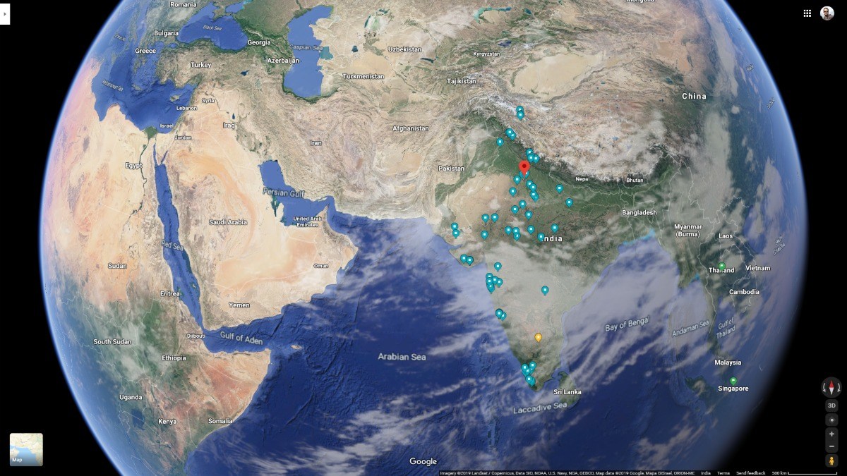 Sattelite Map Of Earth Google Explains How It 'Maps' The Entire World