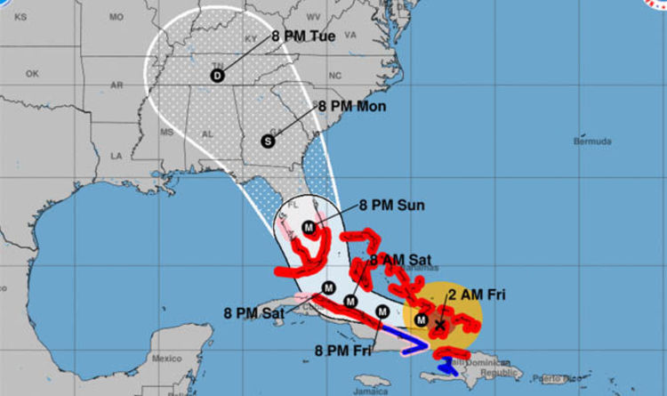 Hurricane Irma Map Of Florida Hurricane Irma track: Where is Hurricane Irma now? When will Irma 