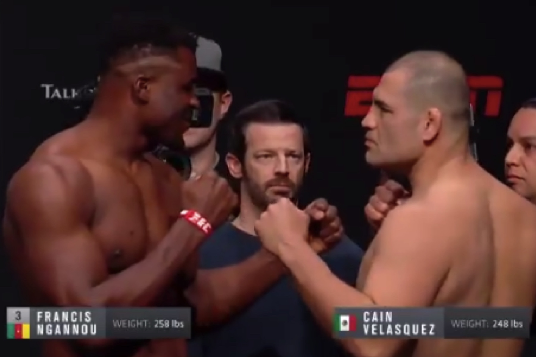 Video Watch Francis Ngannou Cain Velasquez Final Ufc Phoenix