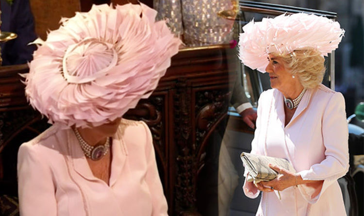 pale peach wedding hat