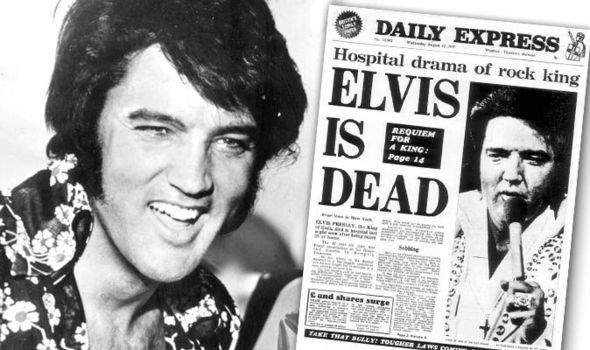 Elvis Presleys death 37 years ago and how the Daily Express