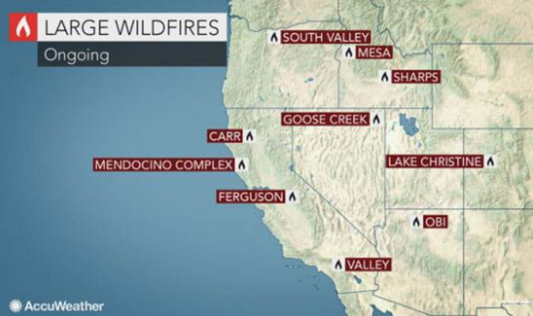 mendocino lake complex fire map California Fires Map Where Is Mendocino Complex Fire Where Are mendocino lake complex fire map