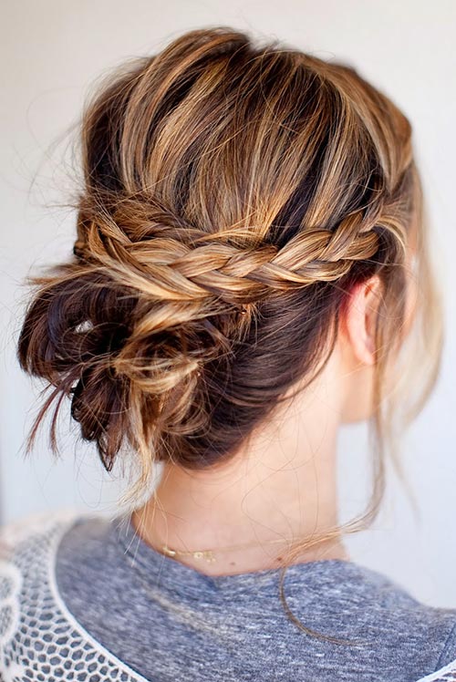 Cool Updo Hairstyles For Women With Short Hair Fashionisers C