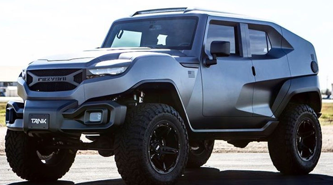 Jamie Foxx S Rezvani Tank Heading To Jay Leno S Garage