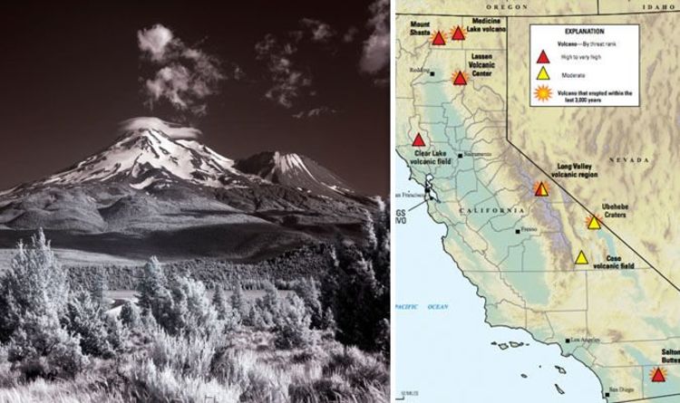 active volcanoes in california map California Volcanoes Mapped The Active Volcanoes That Could active volcanoes in california map