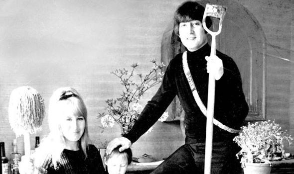 Image result for john and cynthia lennon divorce images