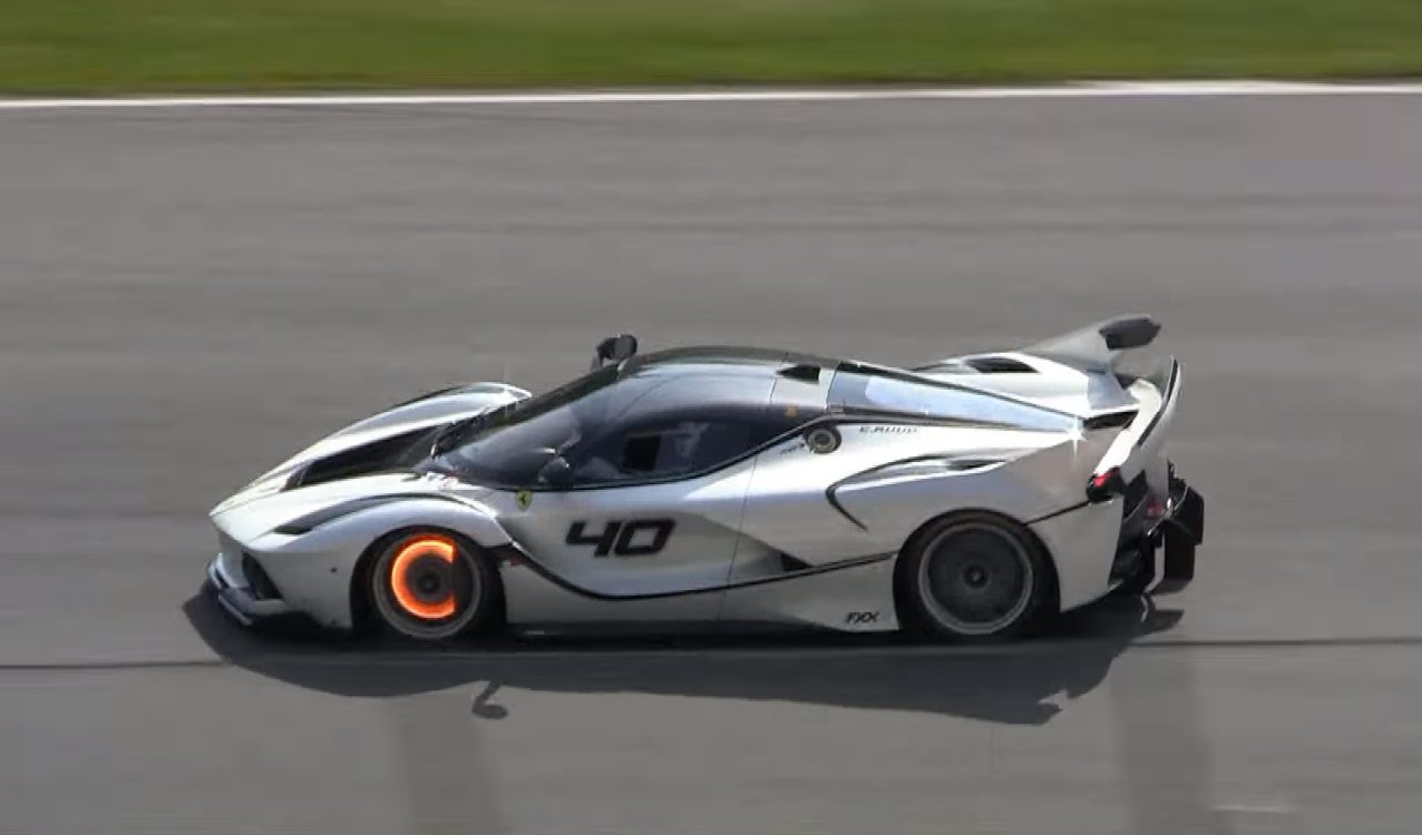 Ferrari Fxx K Brakes Get Lit At The Track