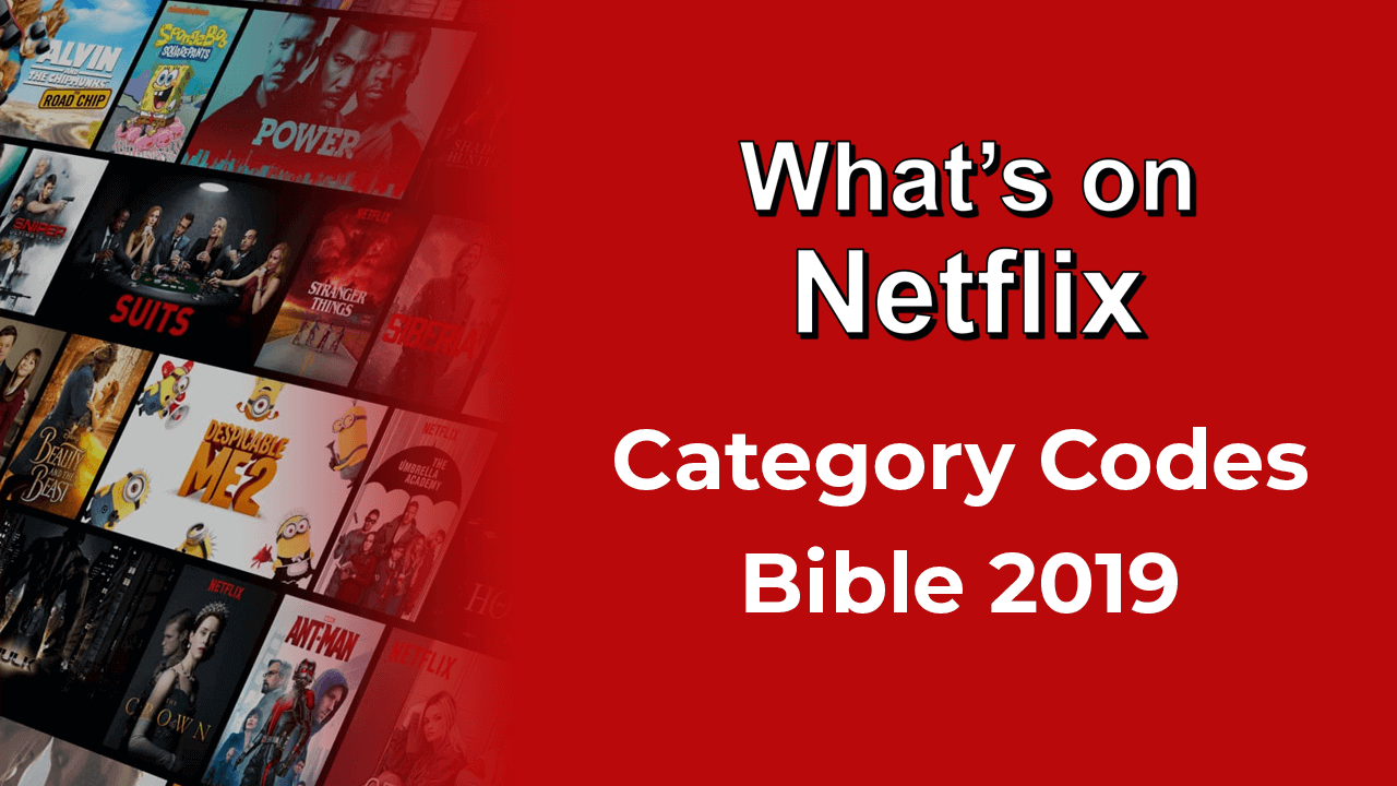 The Netflix Id Bible Every Category On Netflix In 2019 What S - all new secret op working codes roblox heroes online season 4