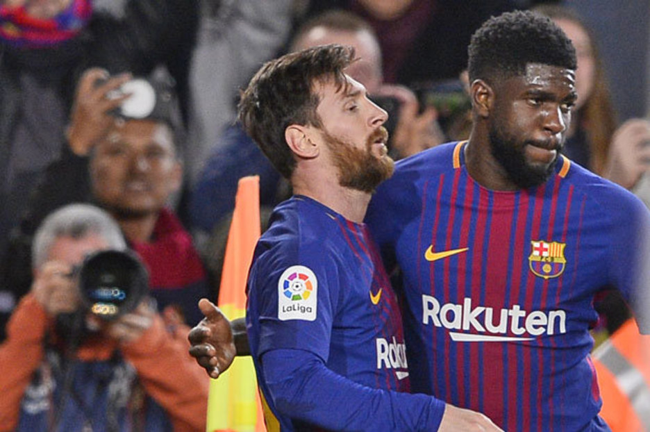 Image result for messi umtiti